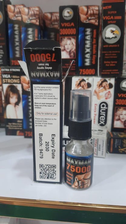 Maxman 75000 Spray With Extra Strong Advance Formula For Men